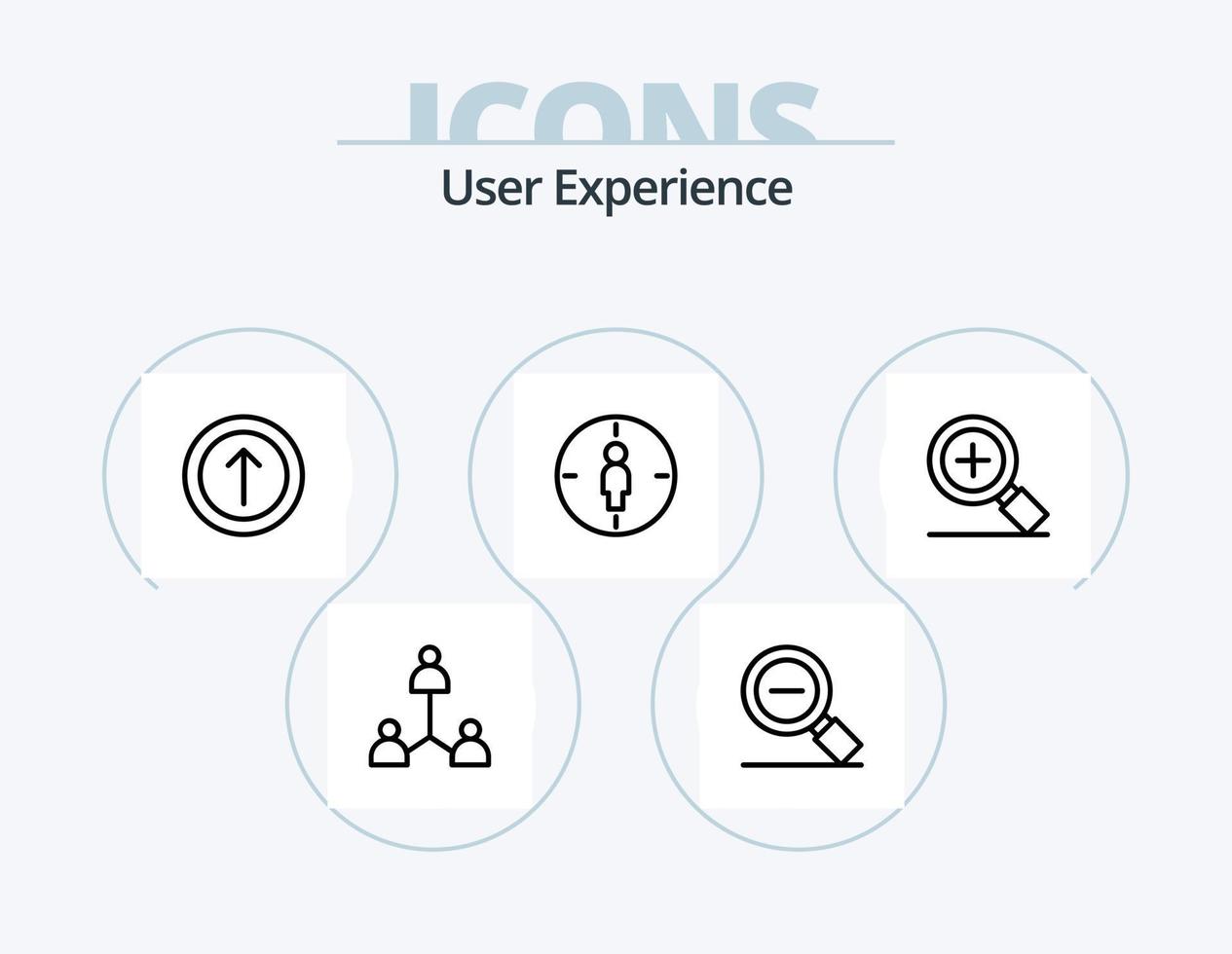 User Experience Line Icon Pack 5 Icon Design. navigation. compass. upload. less. man vector