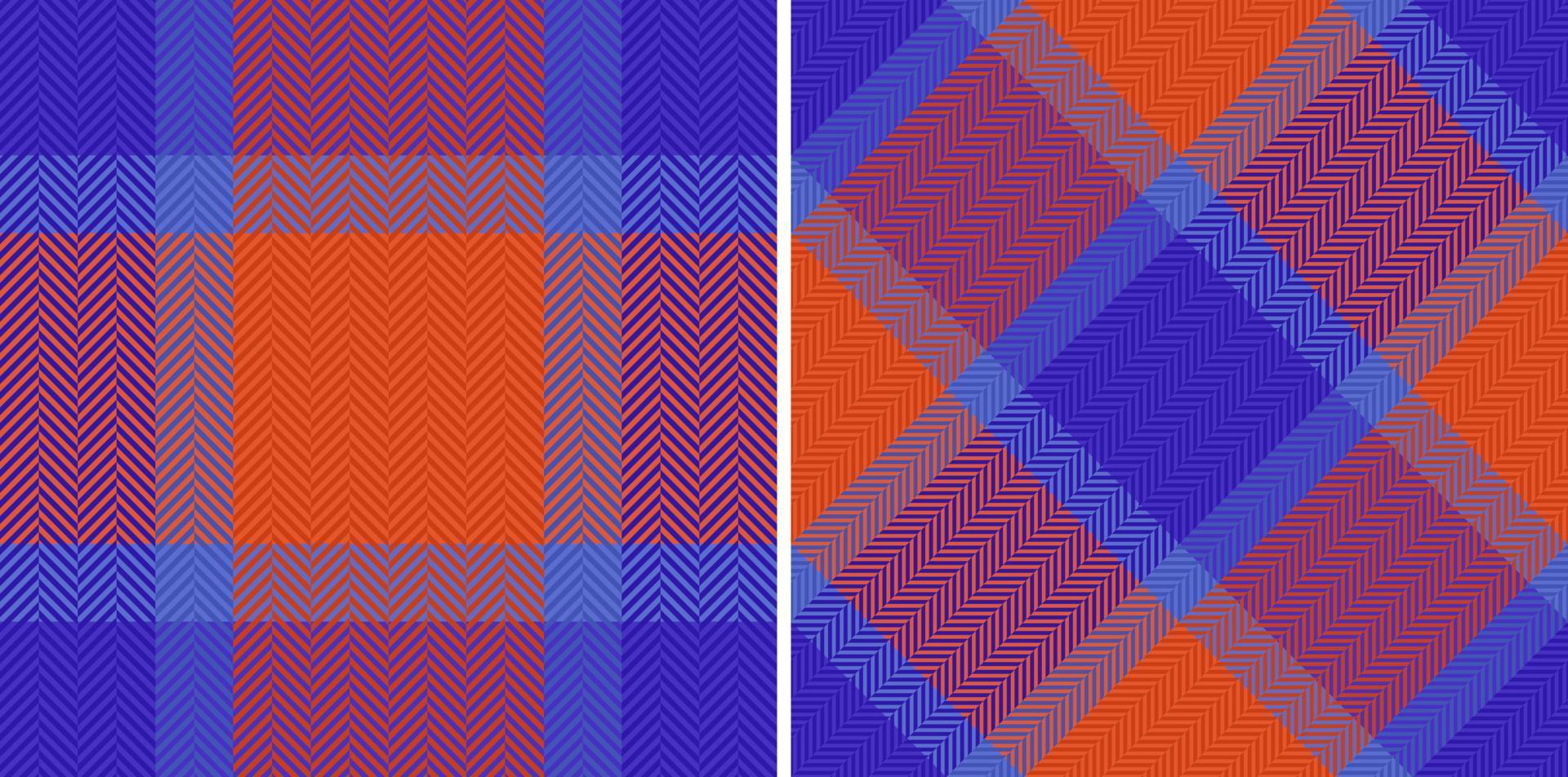 Fabric check seamless. Background texture tartan. Vector textile pattern plaid.