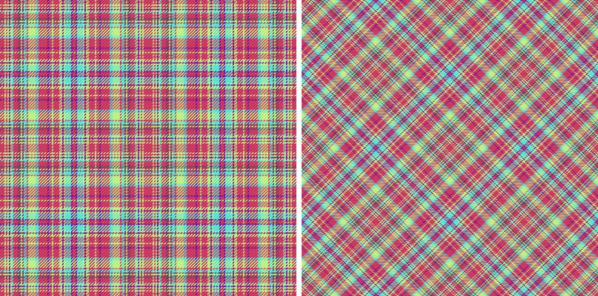 Texture seamless background. Tartan fabric vector. Textile pattern plaid check. vector