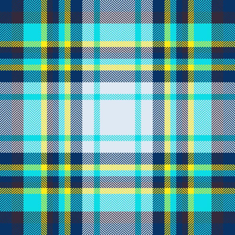 Plaid check pattern. Seamless fabric texture. Tartan textile print. vector