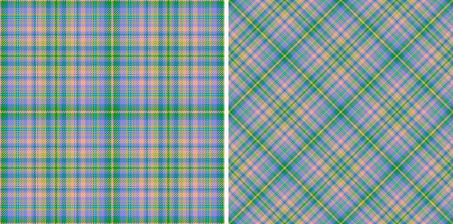 Vector check tartan. Pattern plaid fabric. Seamless textile background texture.