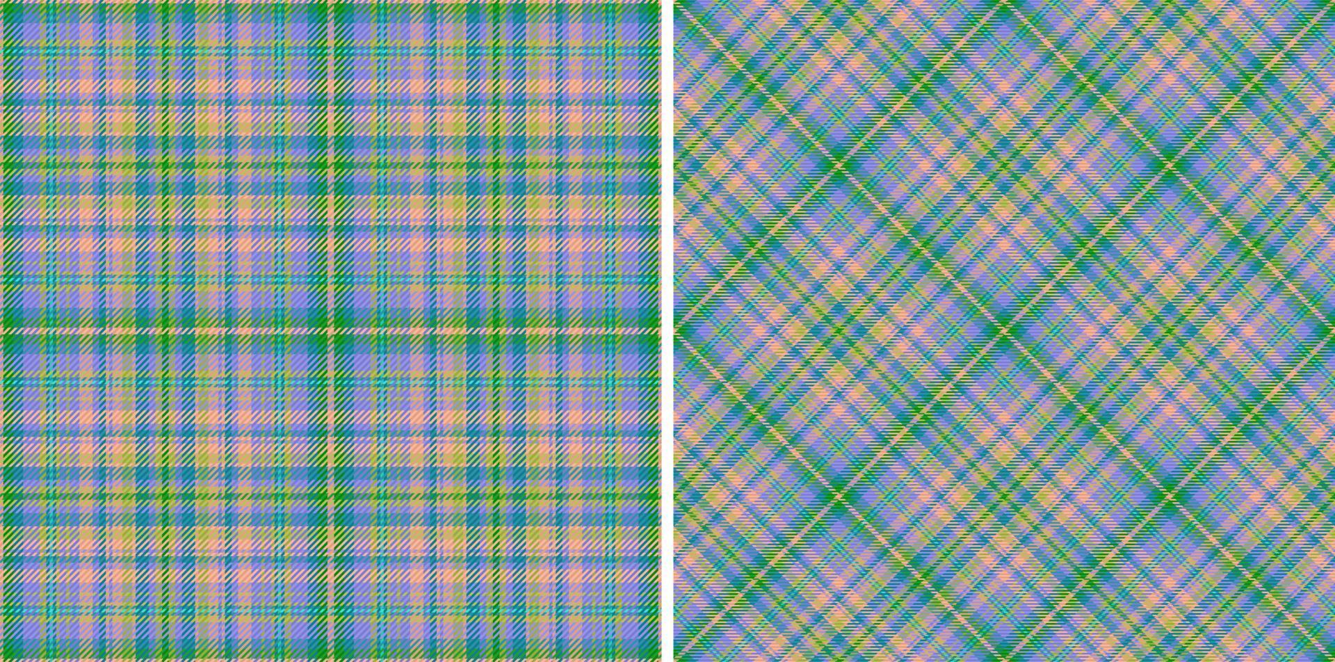 Vector check tartan. Pattern plaid fabric. Seamless textile background texture.