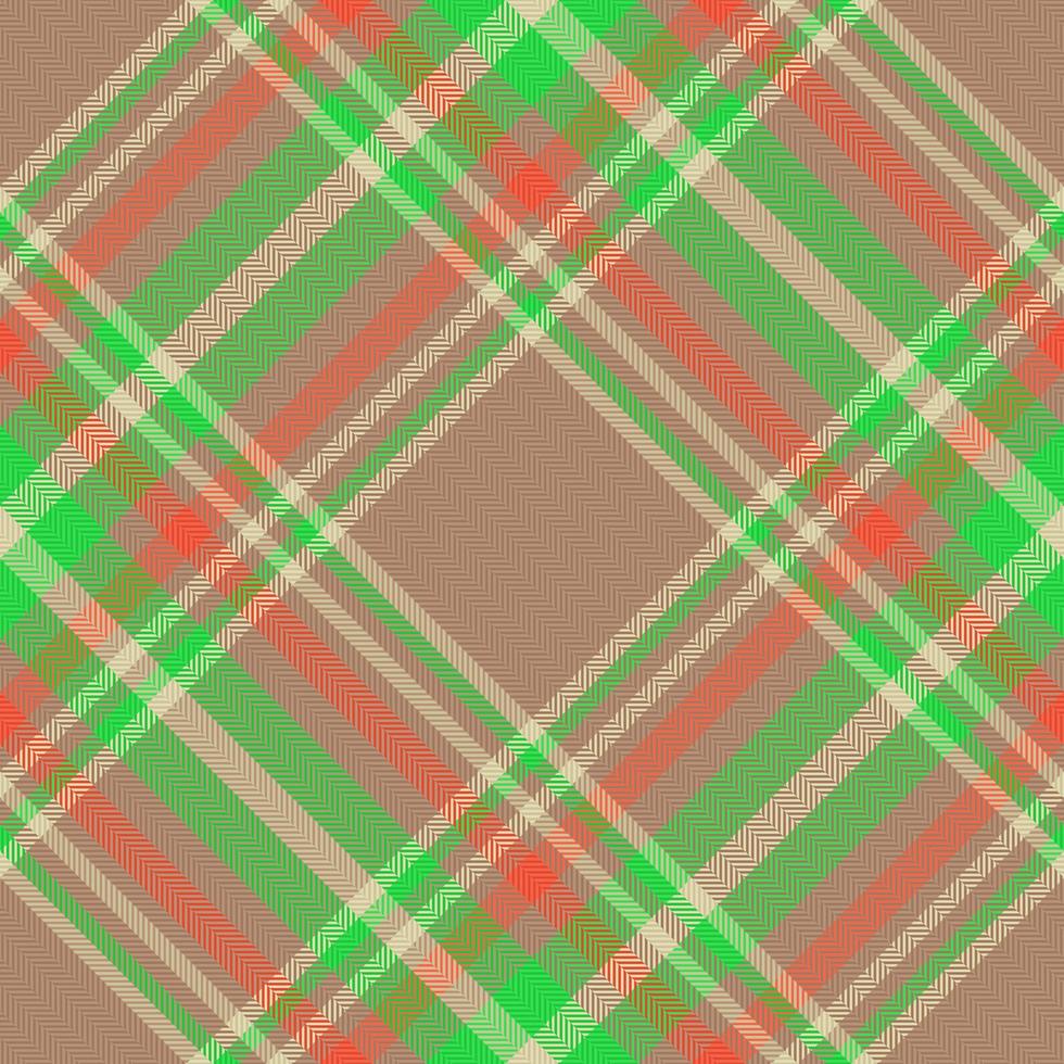 Fabric check texture. Tartan vector pattern. Textile plaid background seamless.