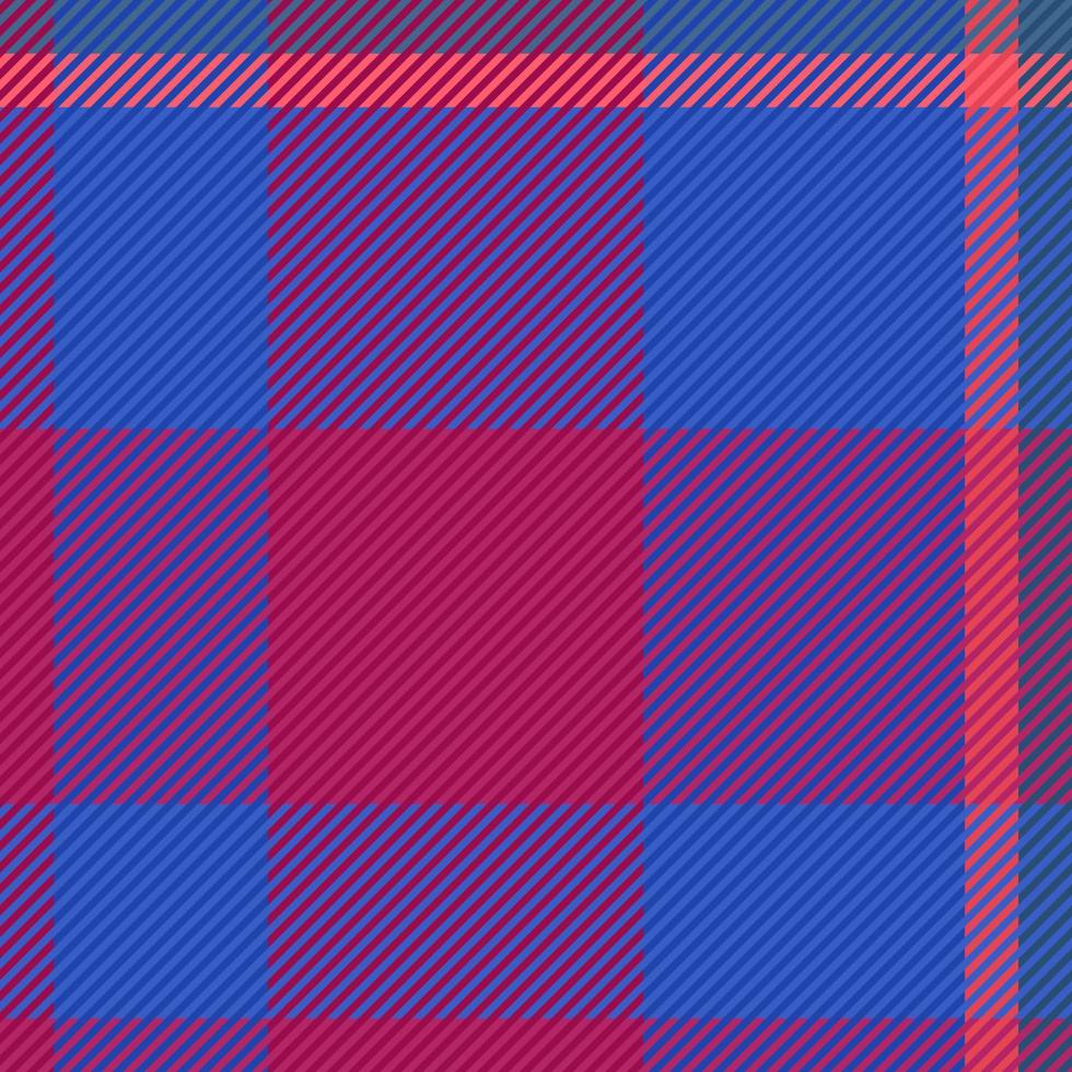 Seamless background pattern. Textile check vector. Plaid fabric tartan texture. vector