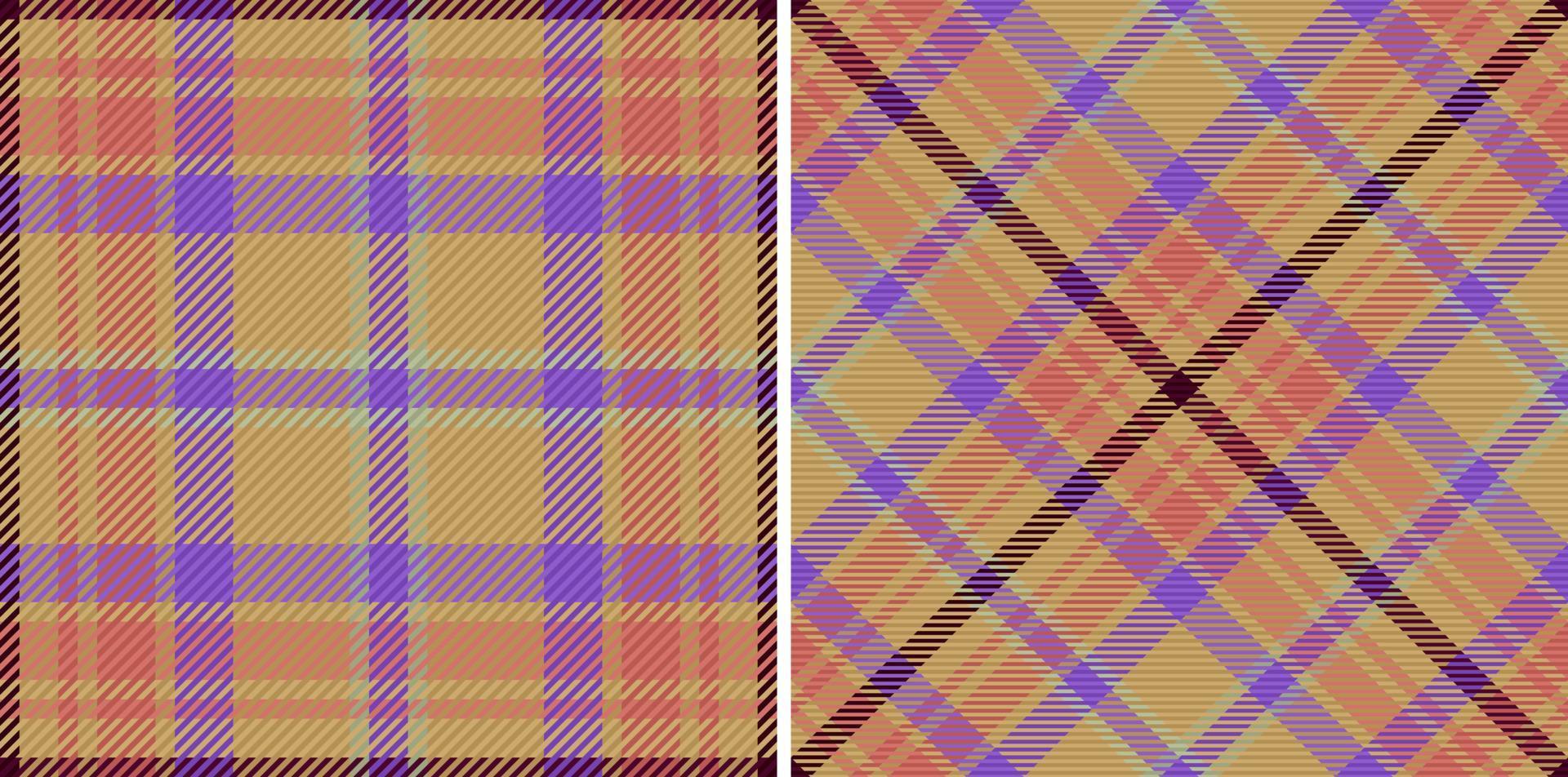 Tartan textile vector. Fabric plaid seamless. Background pattern texture check. vector