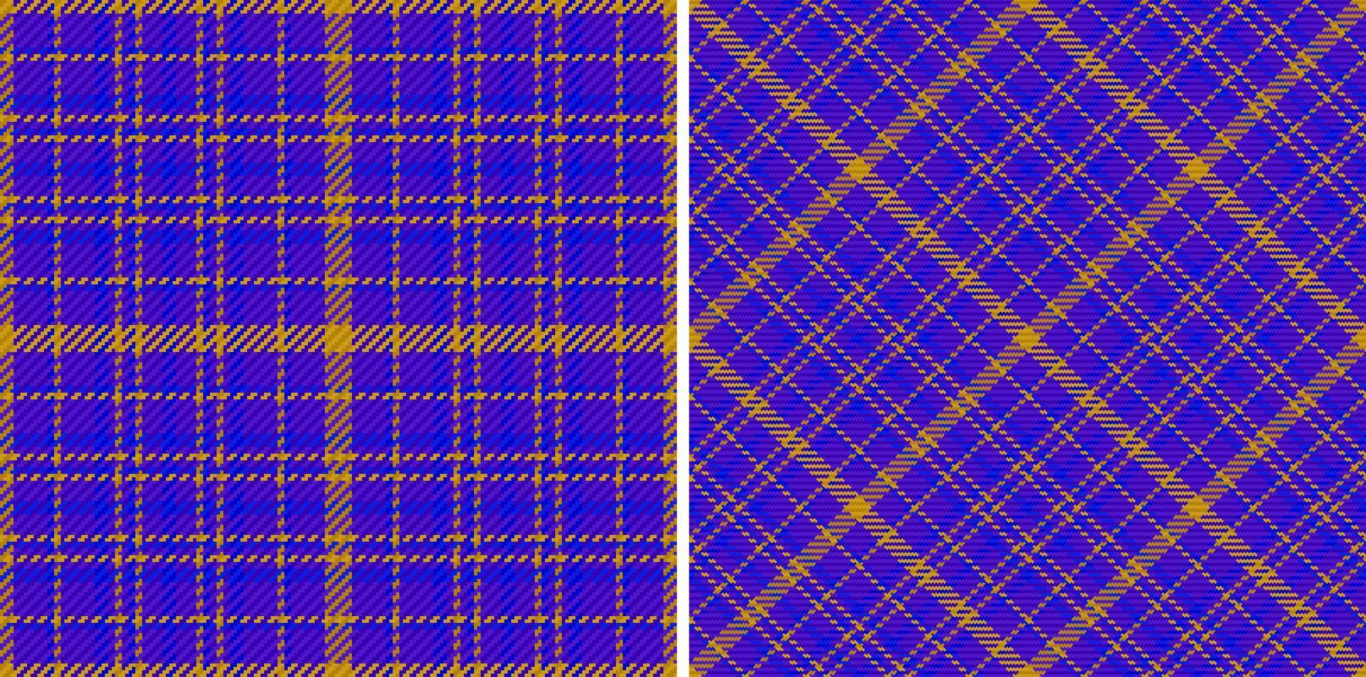 Texture fabric check. Textile background seamless. Vector pattern tartan plaid.