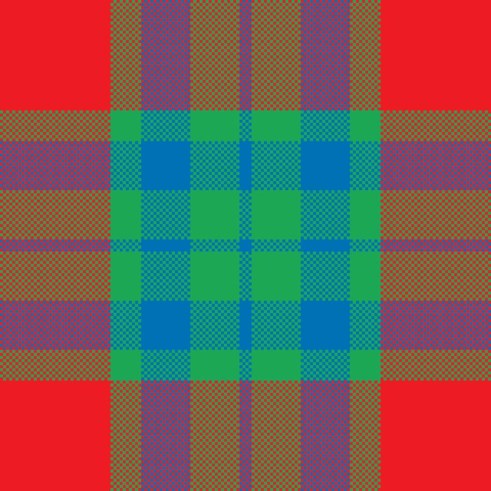 Pixel background vector design. Modern seamless pattern plaid. Square texture fabric. Tartan scottish textile. Beauty color madras ornament.