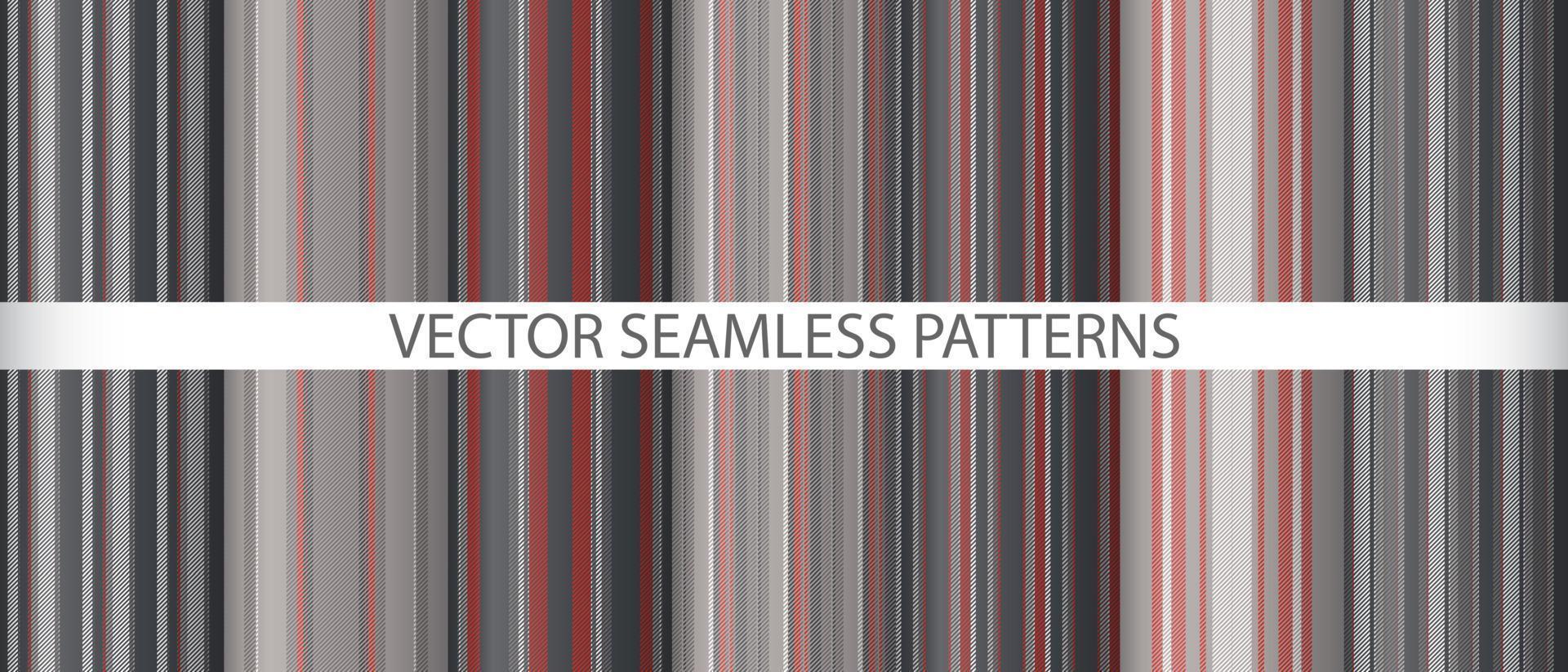 Set seamless vector texture. Background tartan check. Plaid textile pattern fabric.