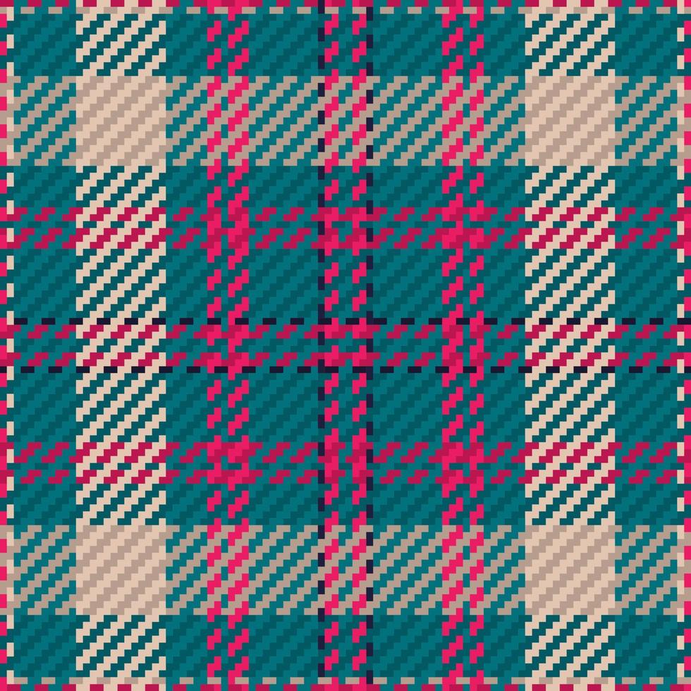 patrón sin costuras de tela escocesa de tartán escocés. fondo repetible con textura de tela a cuadros. estampado textil a rayas de fondo vectorial. vector