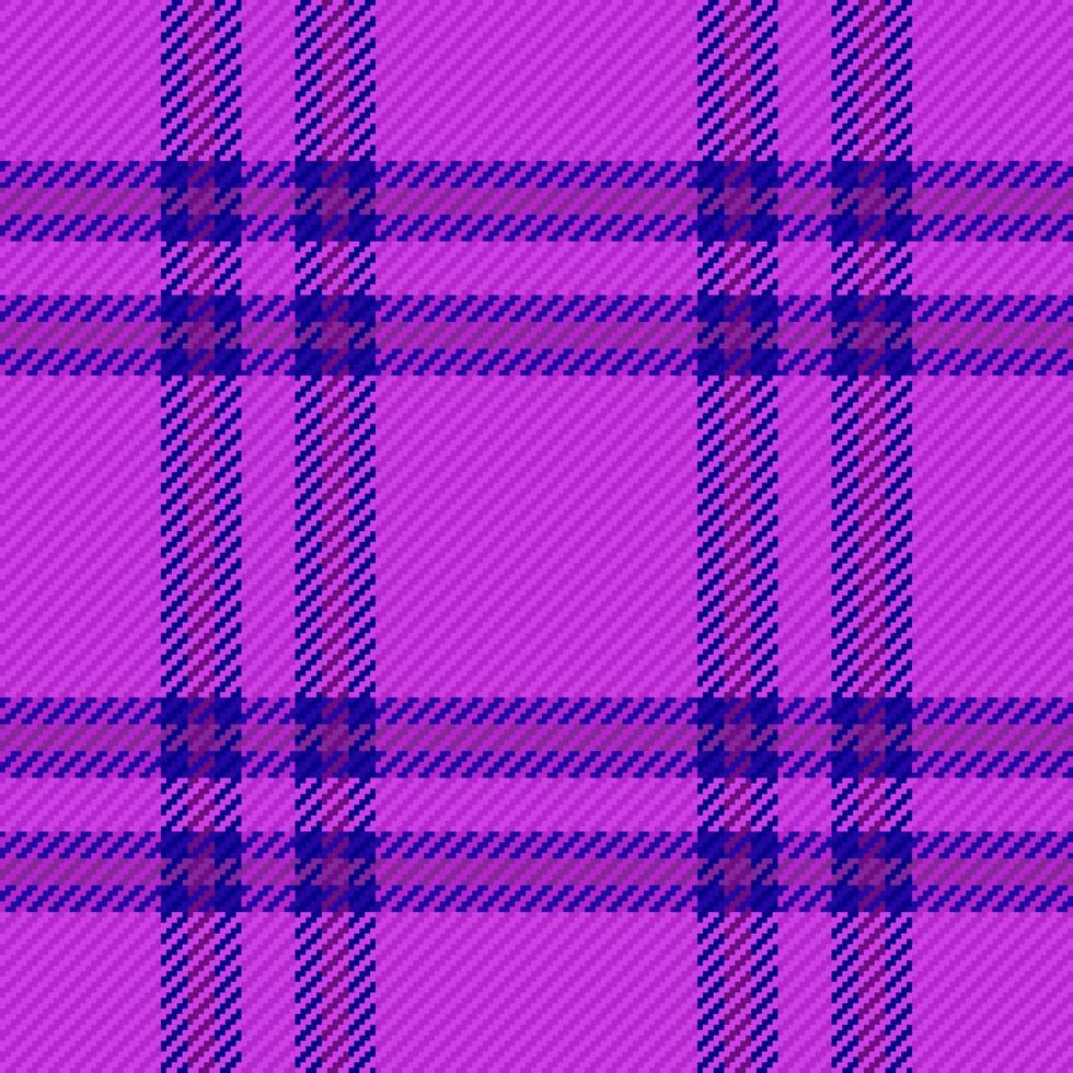 Plaid textile vector. Seamless check pattern. Fabric texture tartan background. vector