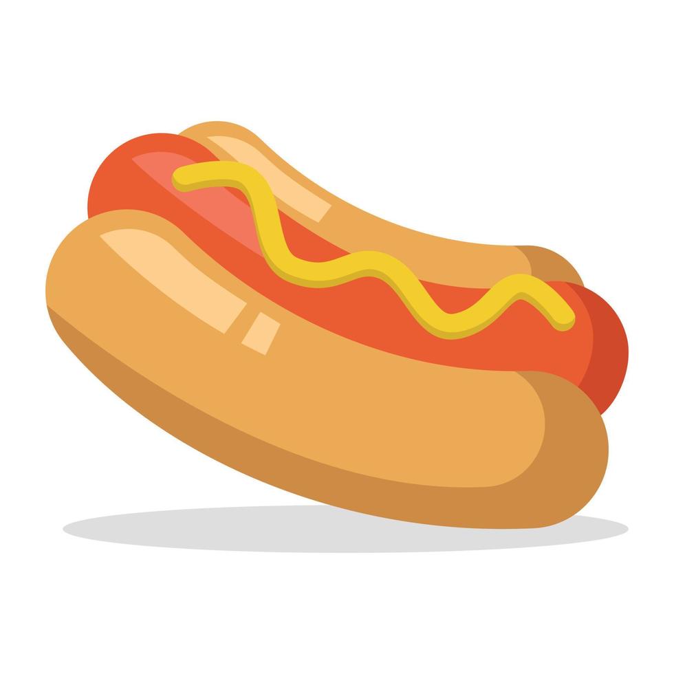 Hot Dog Food vector