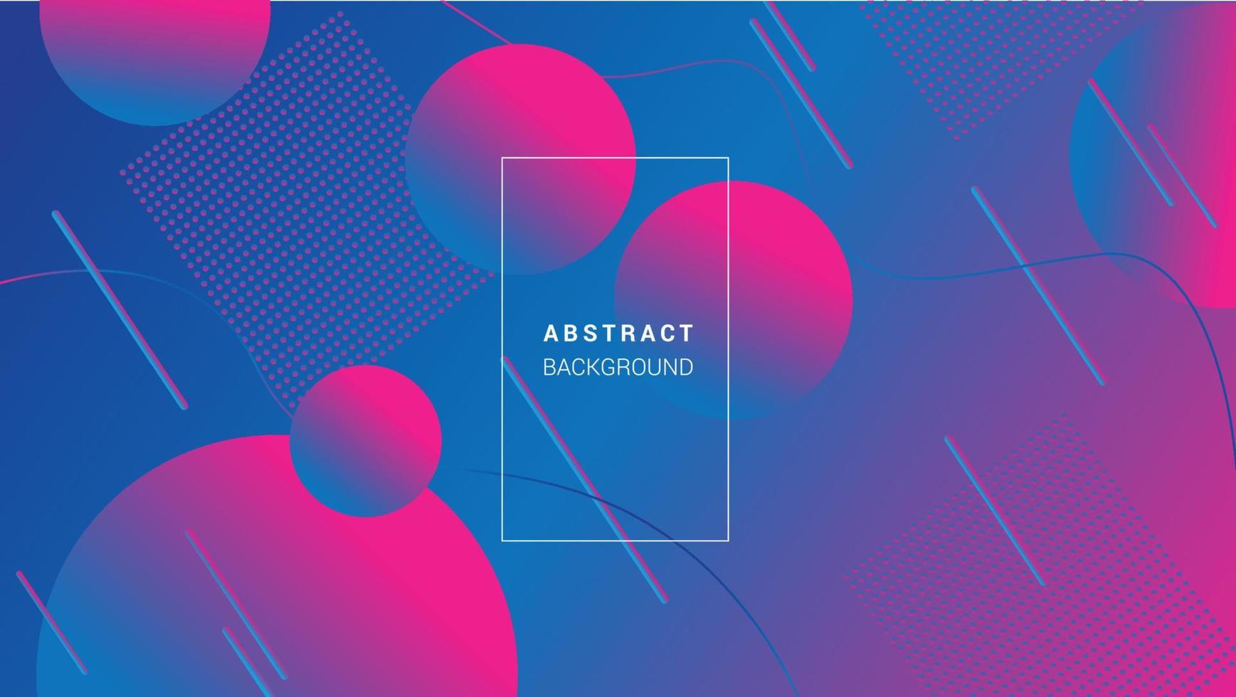 Abstract geometric background blue and pink gradient color. Dynamic shapes composition. Minimal futuristic poster design, light backdrop colorful element. Vector illustration EPS 10.