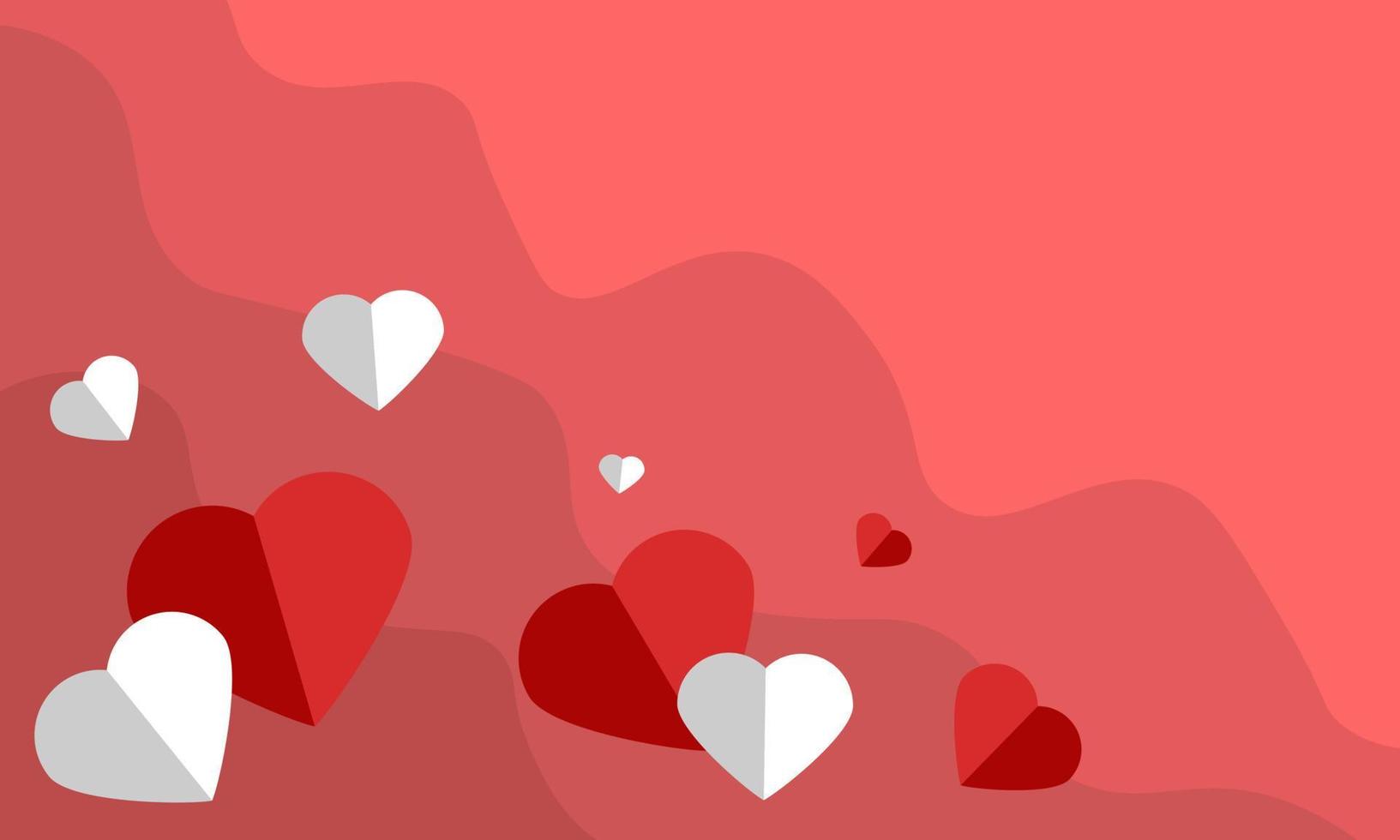 Hearts, abstract background, vector. vector