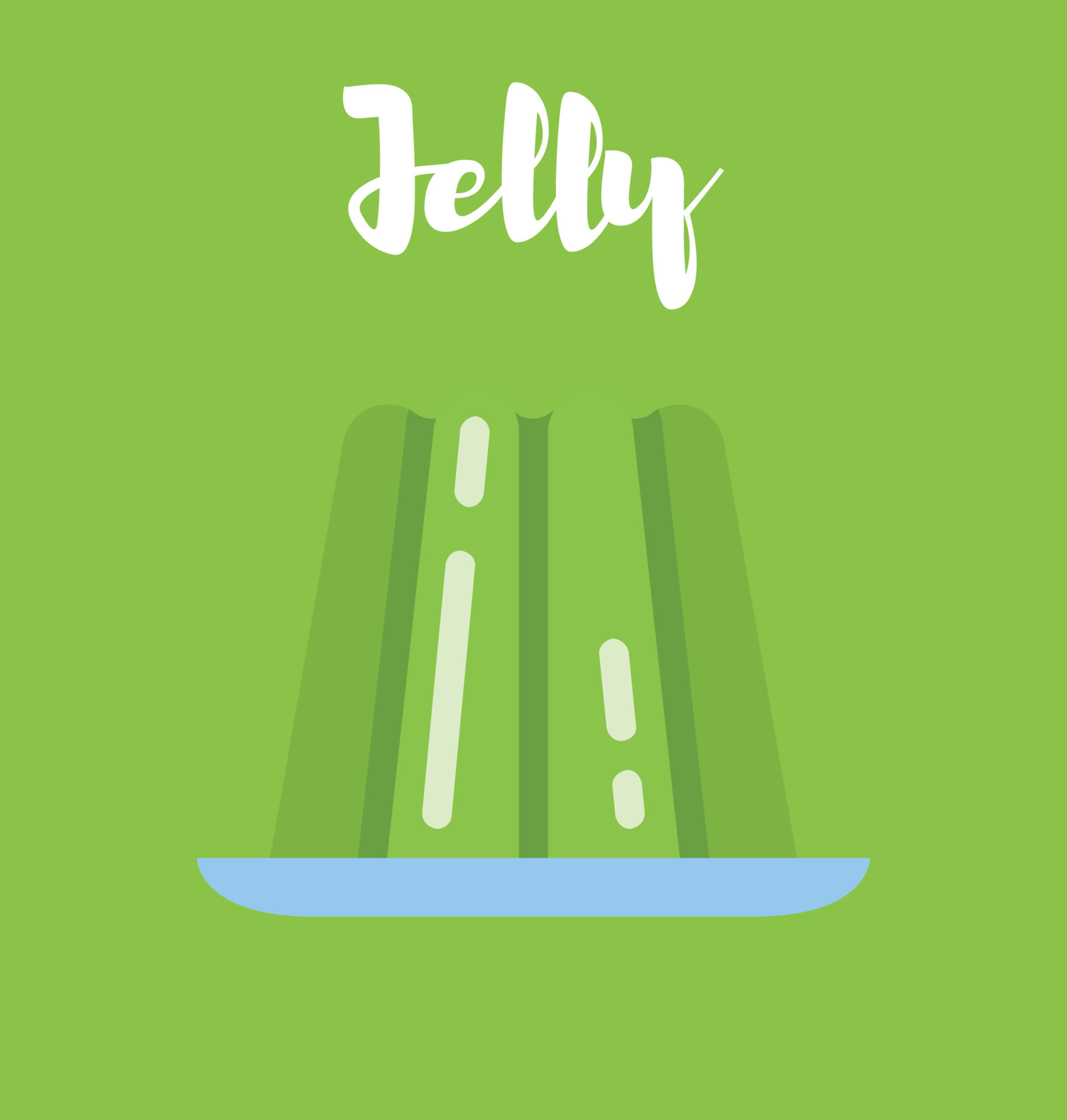 Green Jelly Vector on Green Background. 16258829 Vector Art at Vecteezy