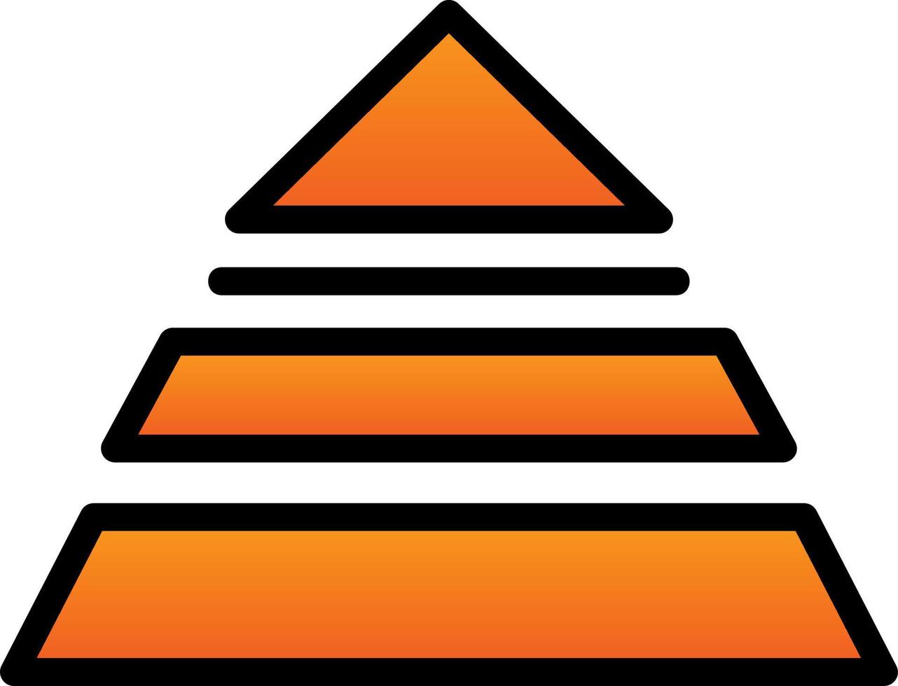 Pyramid Vector Icon Design