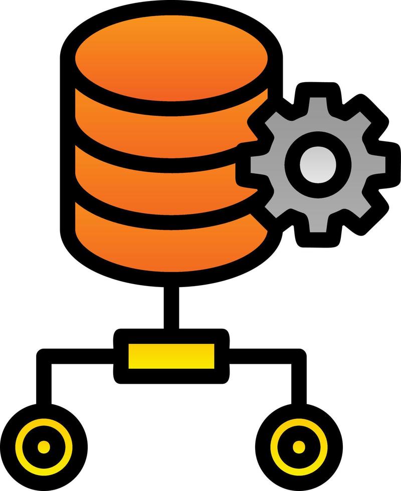 Data Storage Vector Icon Design