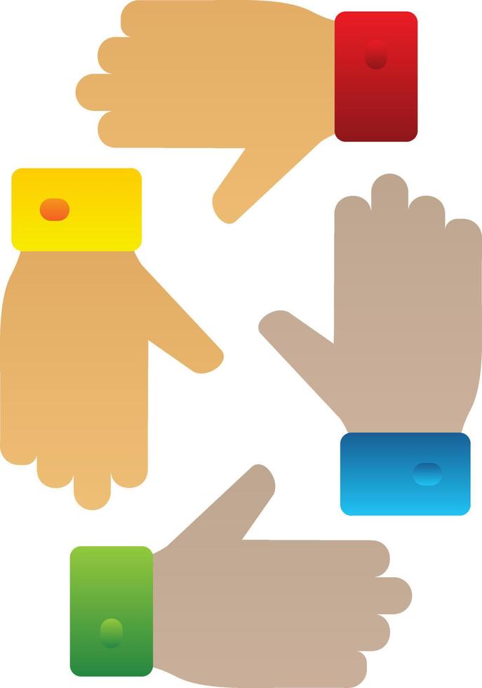 Teamwork Vector Icon Design