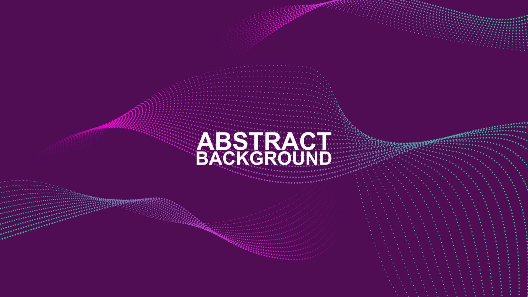 dark abstract modern background with glowing wave dots shape. shiny purple and green flowing dots wave. luxury concept, futuristic concept design background vector EPS10