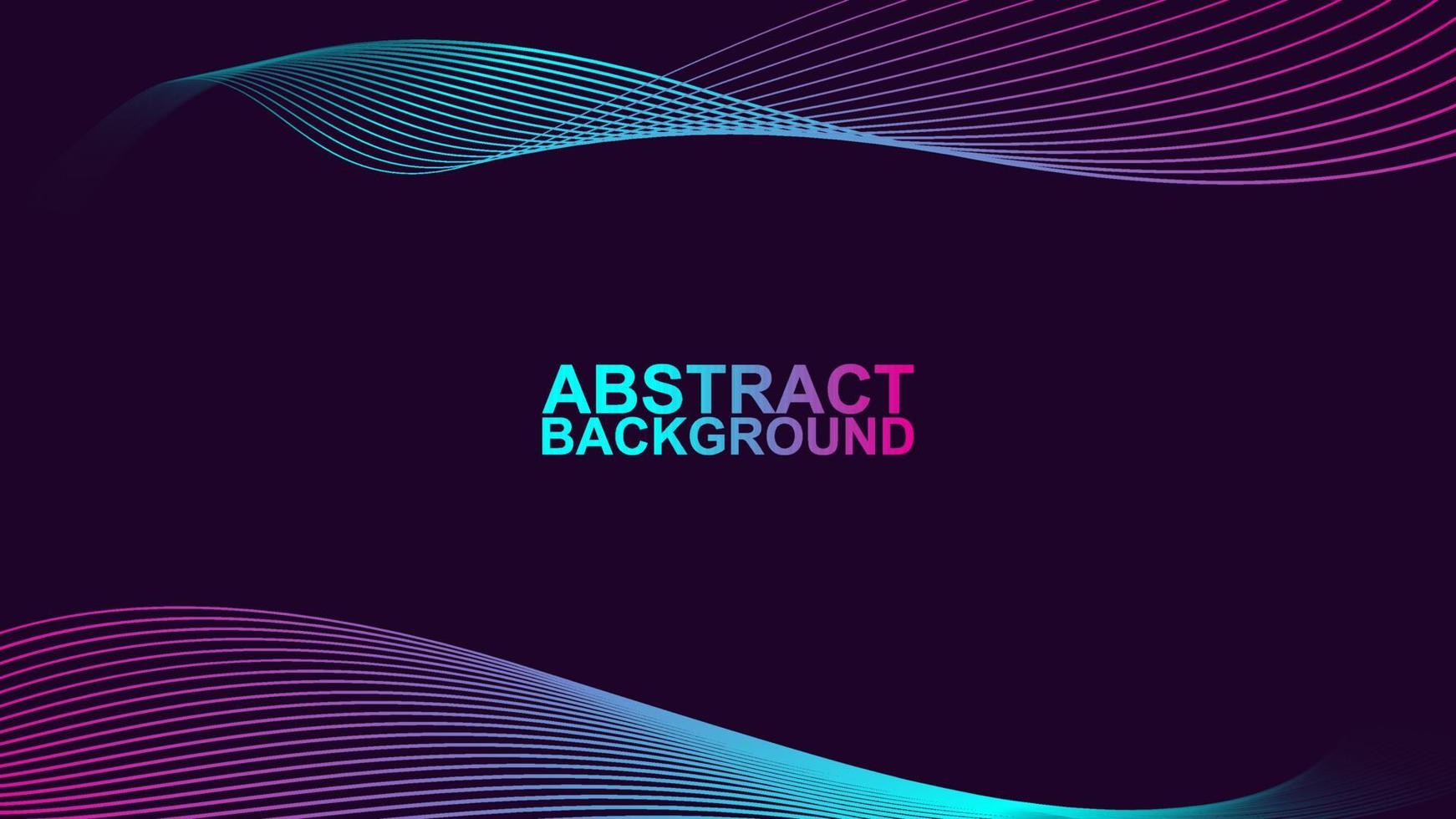 dark abstract modern background with glow blue and pink color wavy line shape. futuristic and deluxe shiny wavy line concept background vector illustrations EPS1