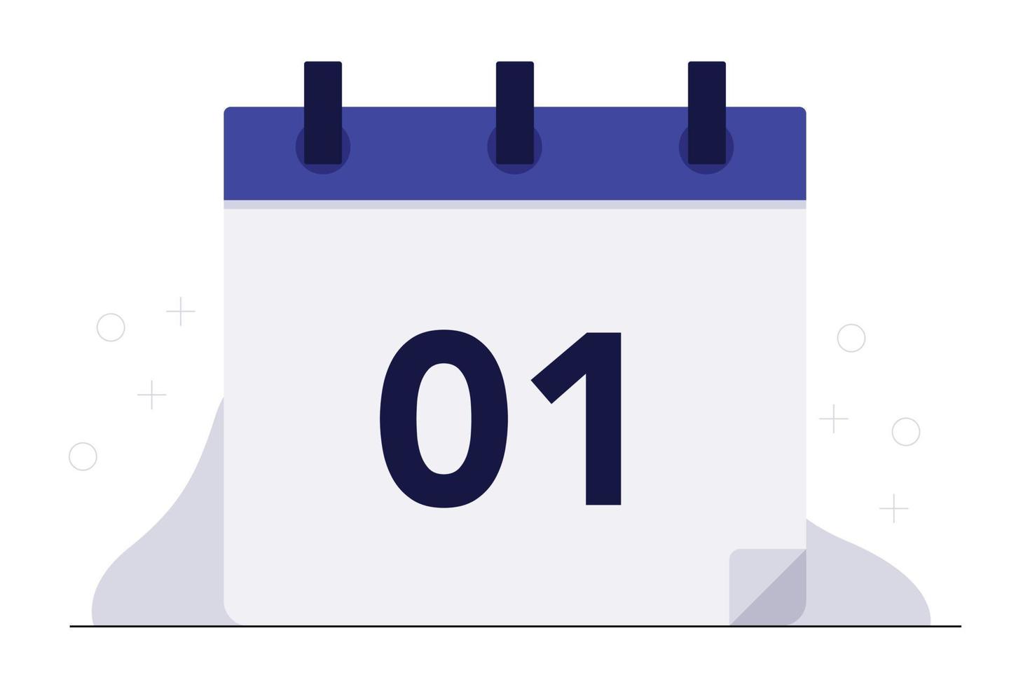 Purple Calendar Date vector