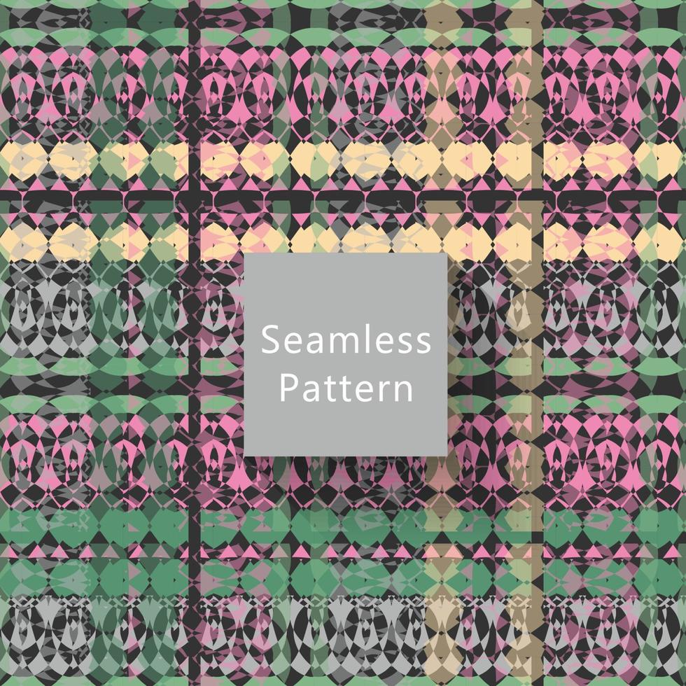 Modern geometric and textures illustration pattern. Creative collage with shapes. Seamless pattern. Fashionable template for design. vector