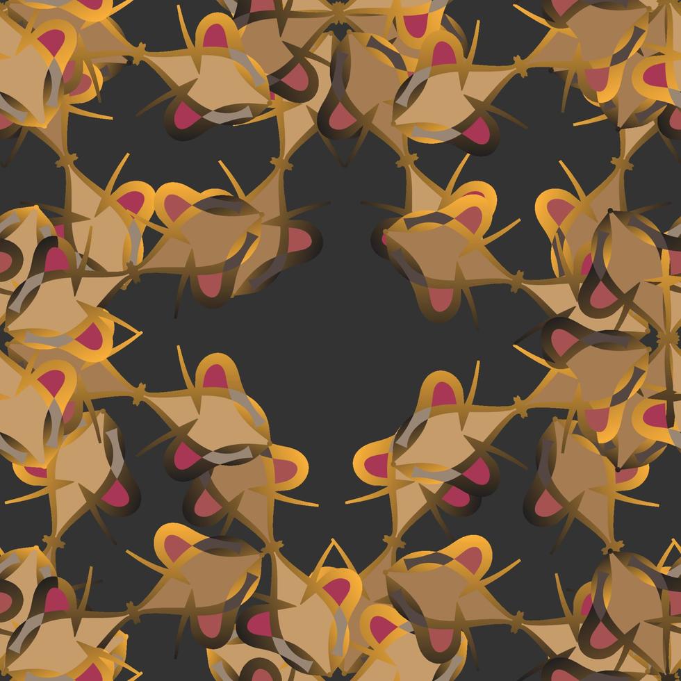 Modern geometric and textures illustration pattern. Creative collage with shapes. Seamless pattern. Fashionable template for design. vector