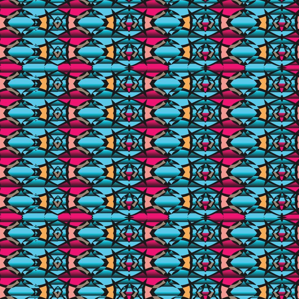 Modern geometric and textures illustration pattern. Creative collage with shapes. Seamless pattern. Fashionable template for design. vector