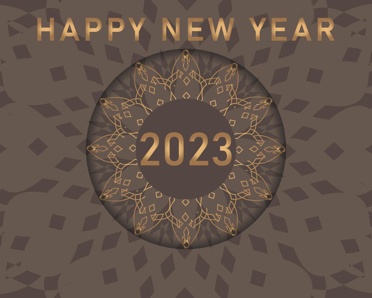 2023 Happy new year background design. greeting card, banner, poster. vector illustration. excellent design.