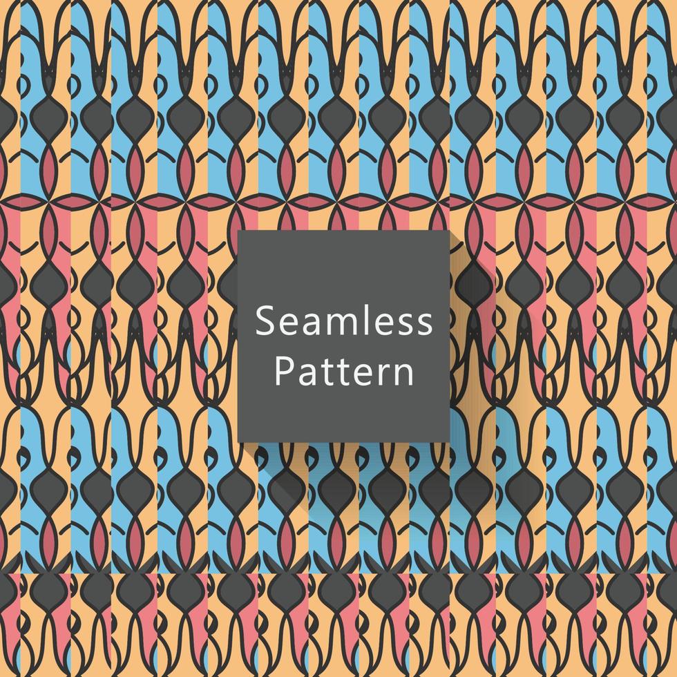 Abstract geometric with textures seamless pattern vector