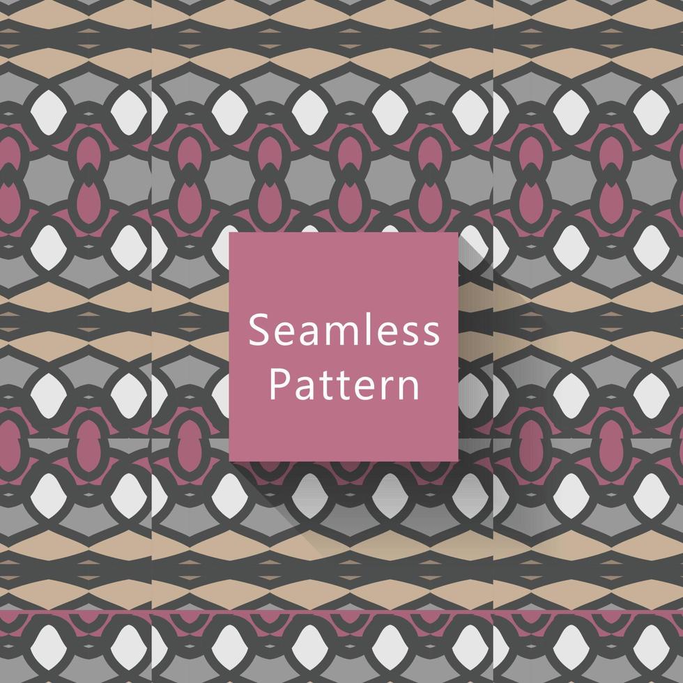 Abstract geometric with textures seamless pattern vector