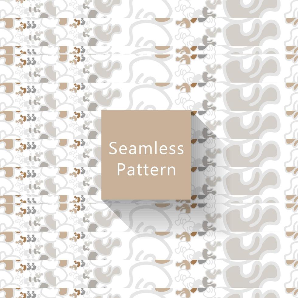 Abstract geometric with textures seamless pattern vector