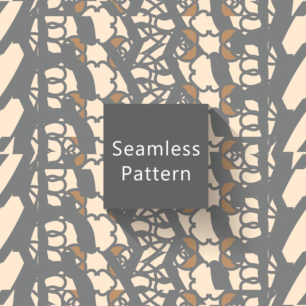 Abstract geometric with textures seamless pattern vector