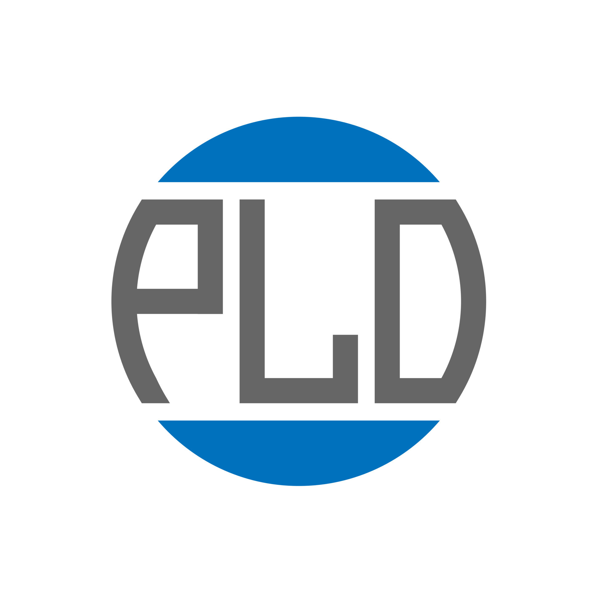 PLO letter logo design on white background. PLO creative initials