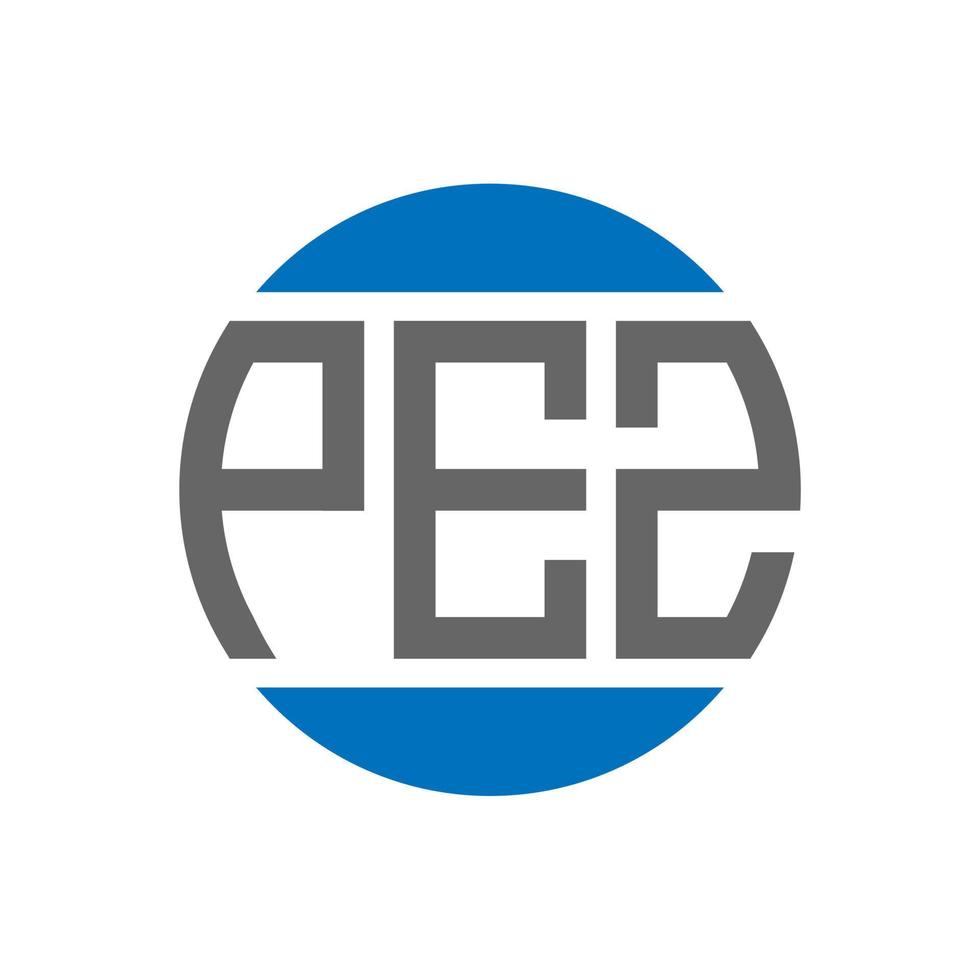 diseño de logotipo de letra pez sobre fondo blanco. concepto de logotipo de círculo de iniciales creativas pez. diseño de letra pez. vector