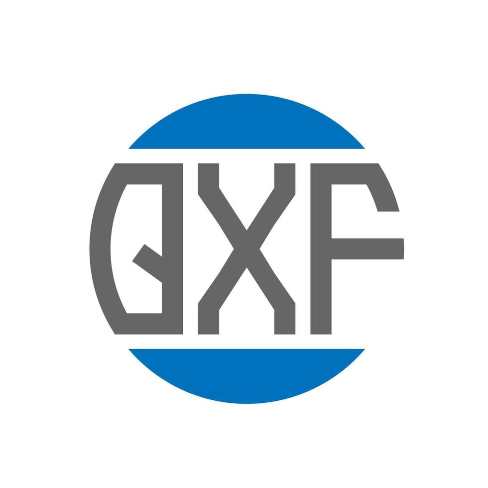 QXF letter logo design on white background. QXF creative initials ...