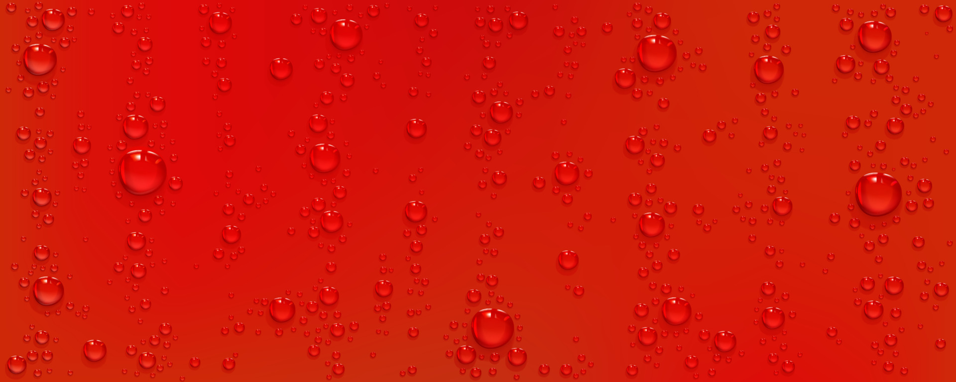 red water drops background