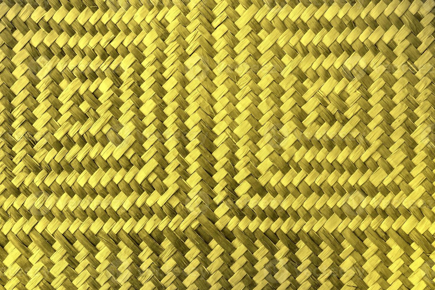 Shiny golden wicker mats texture background,gold pattern photo