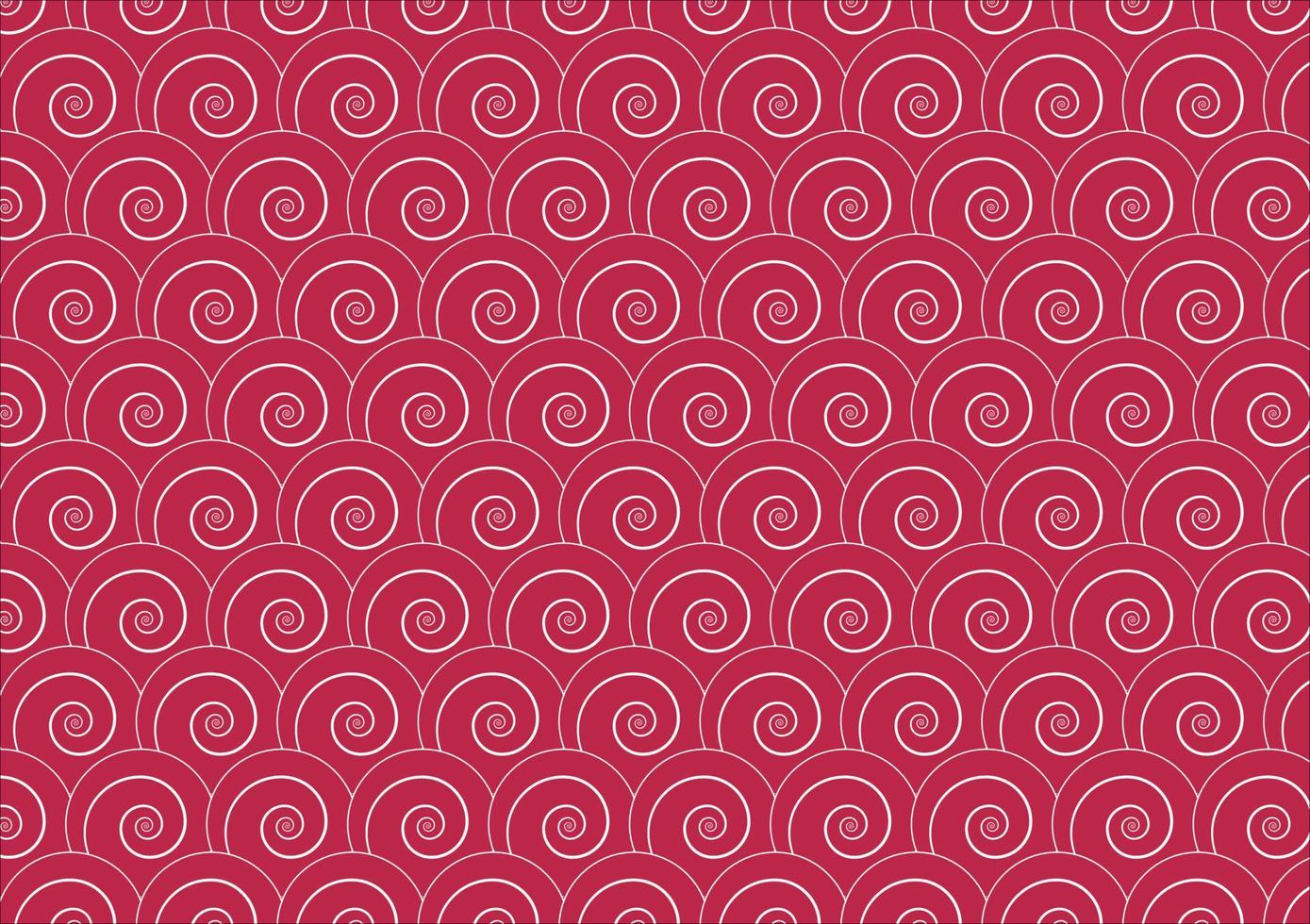 Seamless geometric pattern. Geometric background in the form of snails on a burgundy background. vector