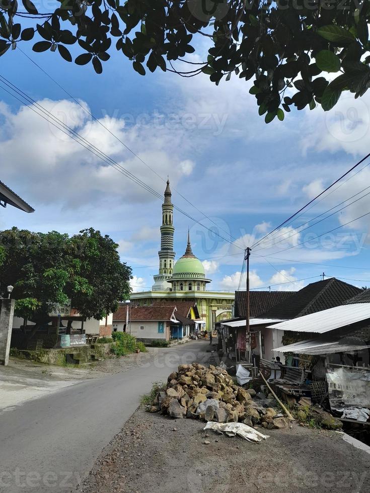 Lombok Island, Indonesia, December 19, 2022. One of the mosques in the middle of a village on lombok island, Indonesia photo