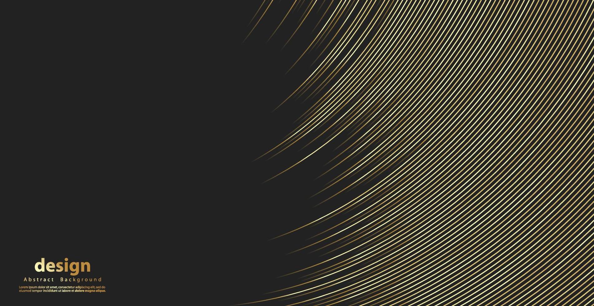 Abstract gold luxurious color background with diagonal lines for your design.  Modern luxury concept. Vector illustration