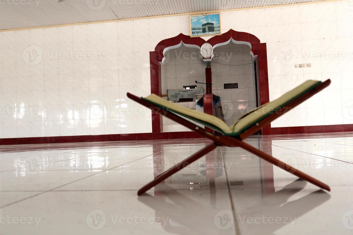 Koran or Quran in the mosque during the day photo