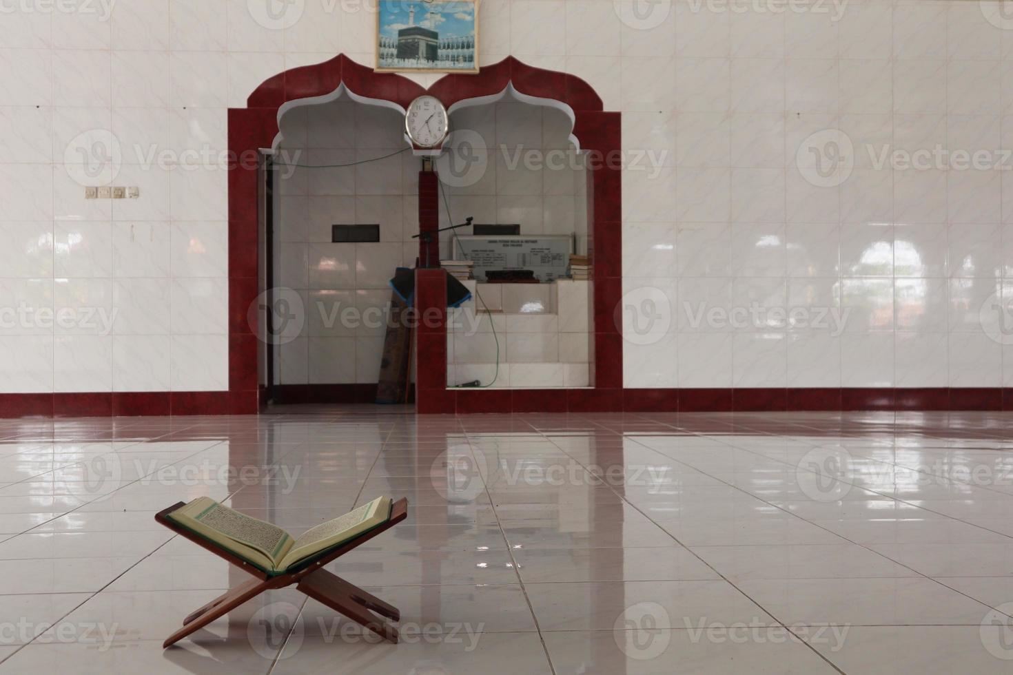 Koran or Quran in the mosque during the day photo