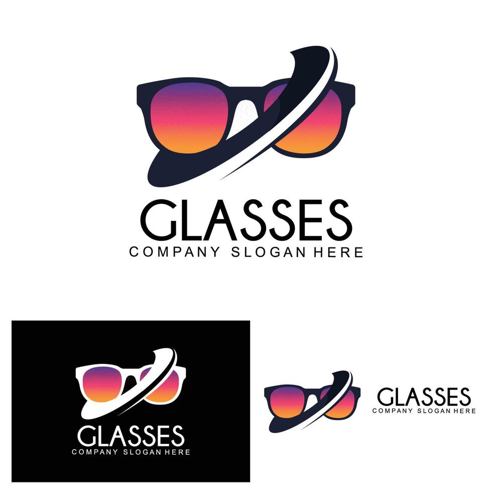 Glasses Logo, Fashion Look Vector, Design For Clothing Store, Glasses Shop, Eye Care Eye Salon vector