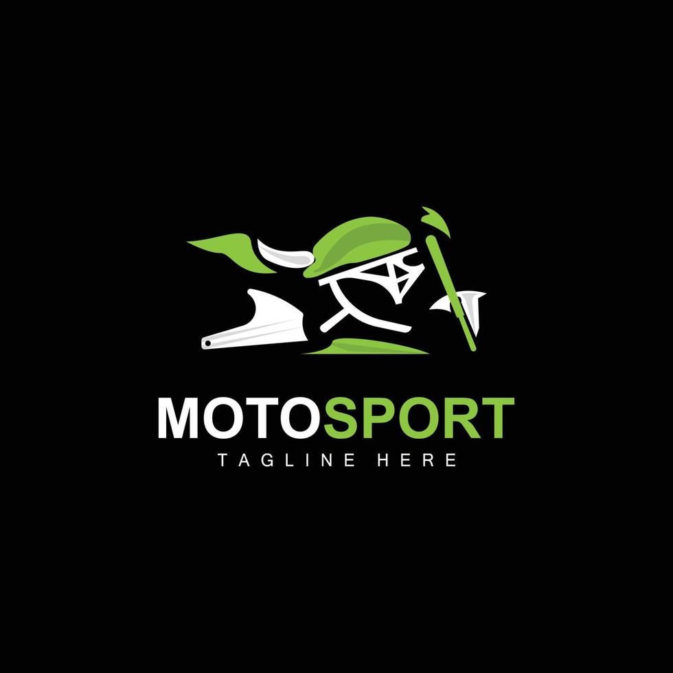 logotipo de automovilismo, motor vectorial, diseño automotriz, reparación, repuestos, equipo de motocicletas, compra y venta de vehículos y marca de la empresa vector
