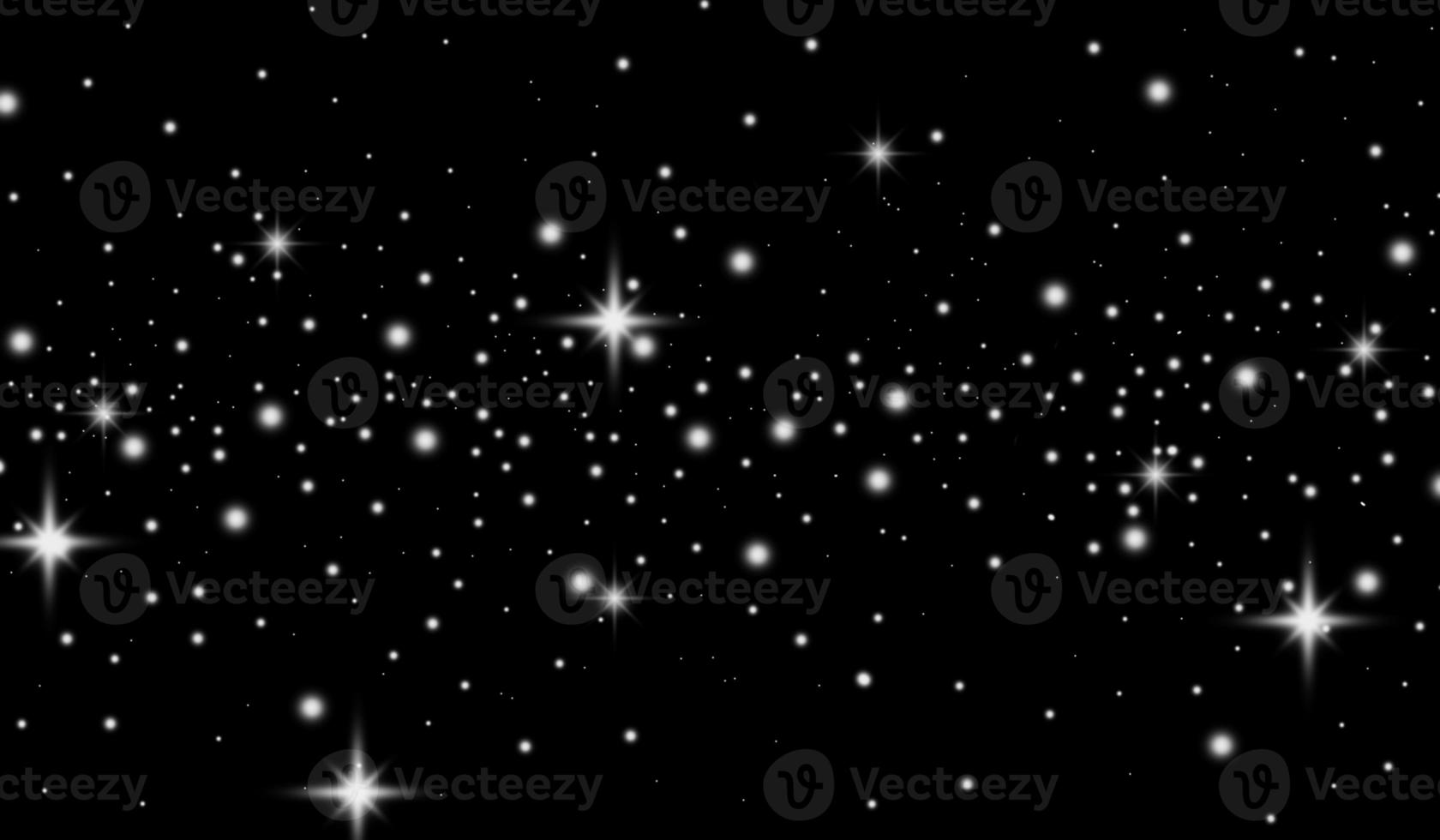 Abstract sparkling star on space for background and overlay photo