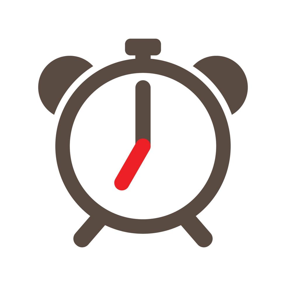 Clock timer icon set, alarm icon, vector illustration.