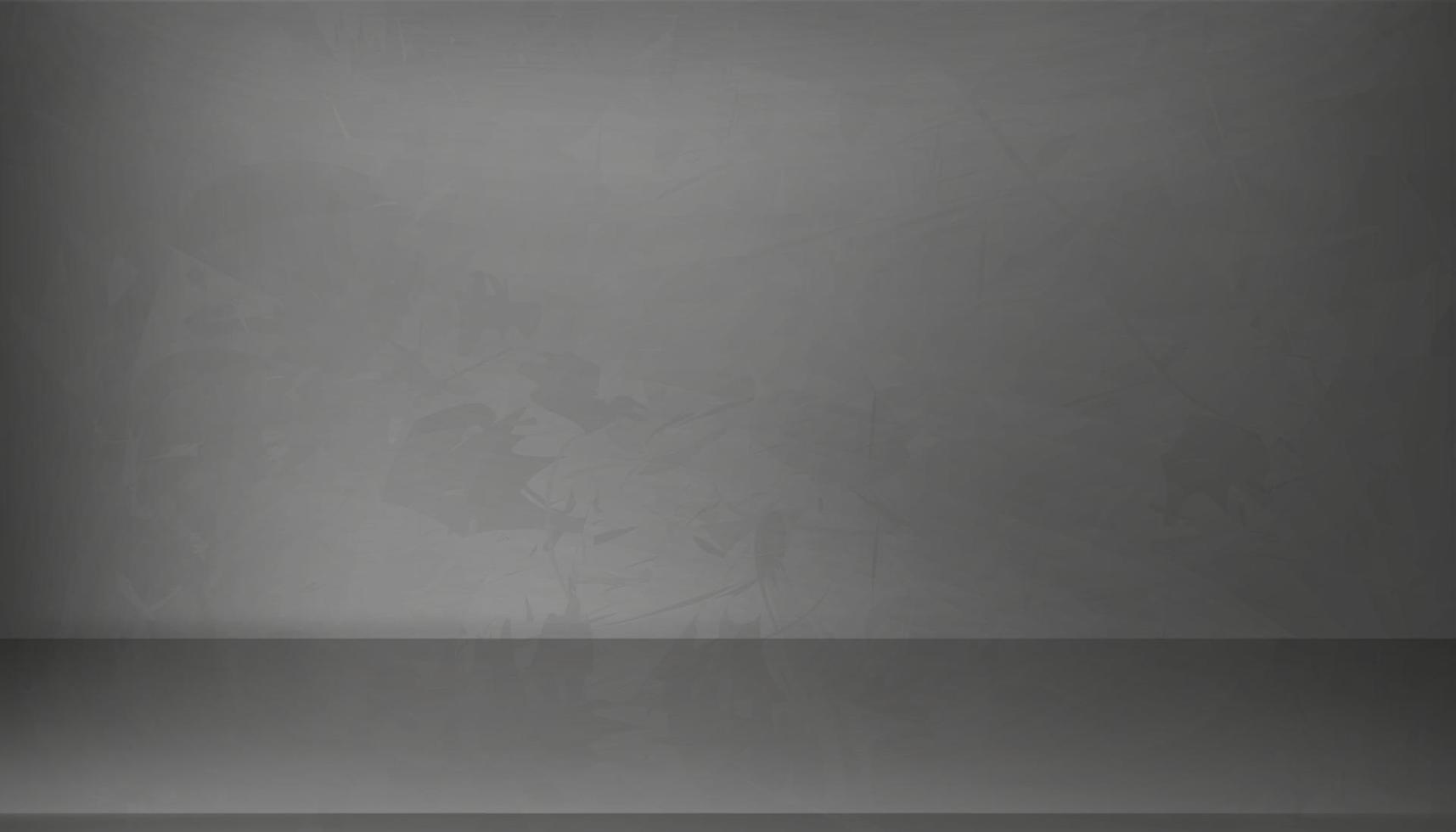 Wall concrete,Display Grey Cement texture background,Empty exposed concrete table and wall,Vector 3D studio Backdrop of Gray cement rough surface pattern,Interior backdrop for product display vector