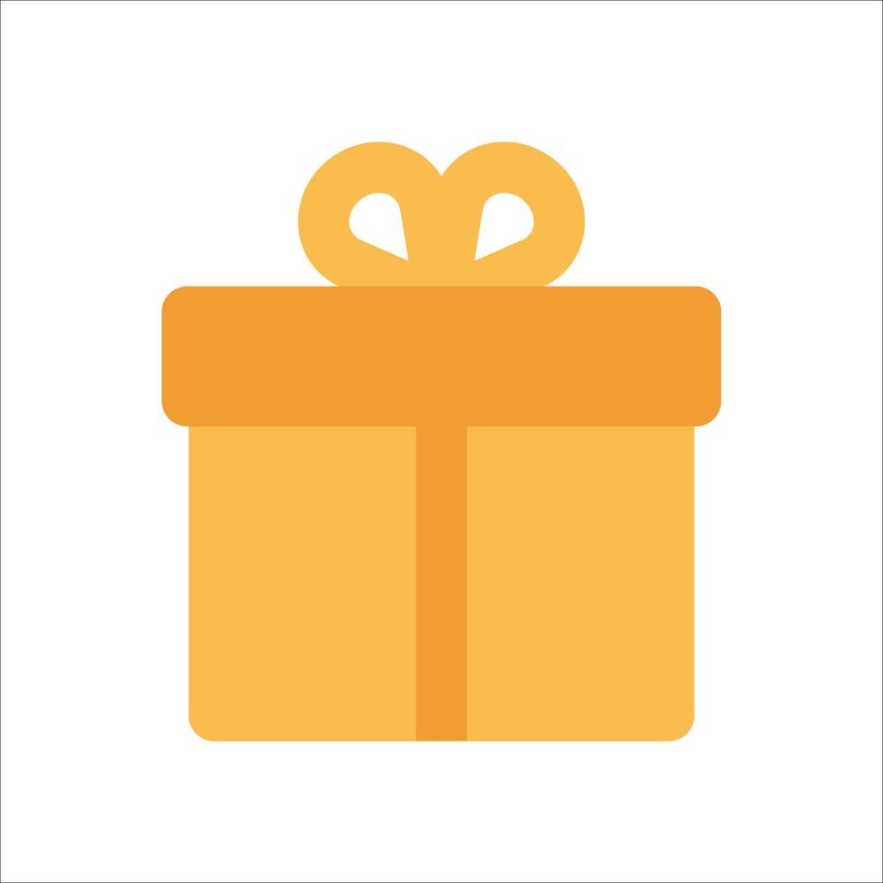 Gift Best Seller Icon Flat vector