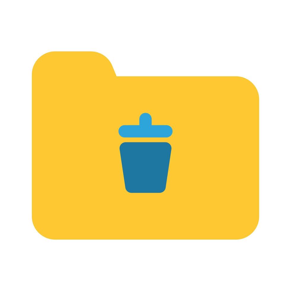 Trash Delete Folder Icon 16268107 Vector Art at Vecteezy