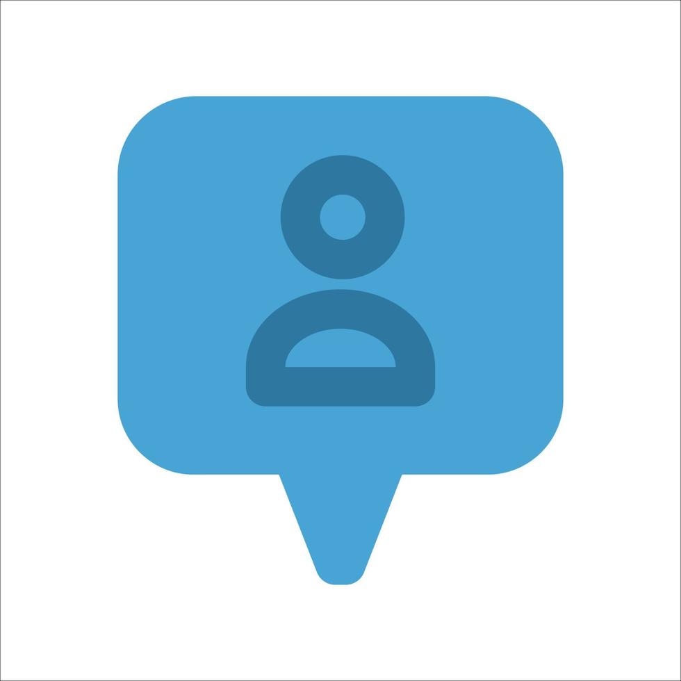 Customer Sign on Marketplace Icon vector